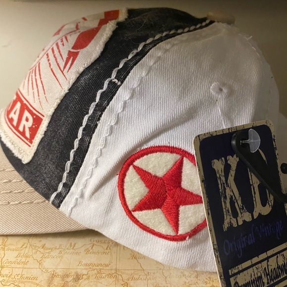Lone Star “1845” Distressed Baseball Cap Hat Mesh Back - Picture 4 of 12